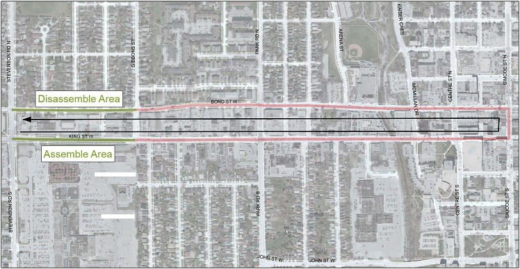 Santa Claus Parade Route